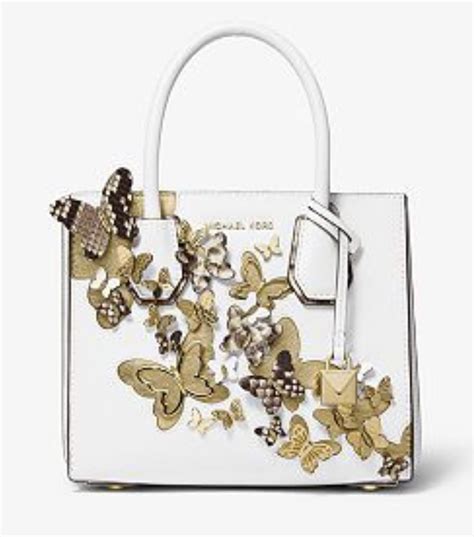 butterfly michael kors|Butterfly Leather Crossbody Bag .